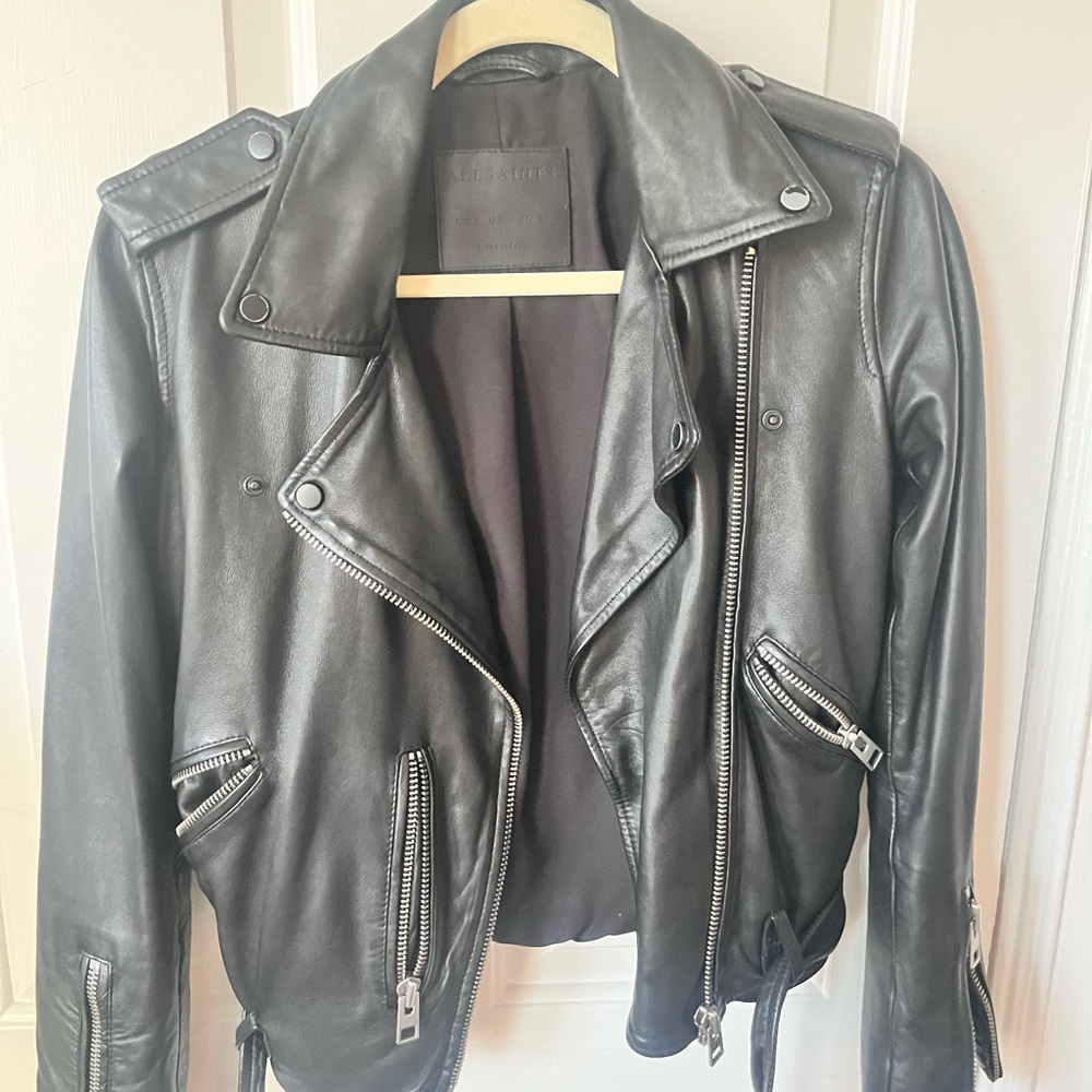 All Saints BALFERN LEATHER BIKER JACKET